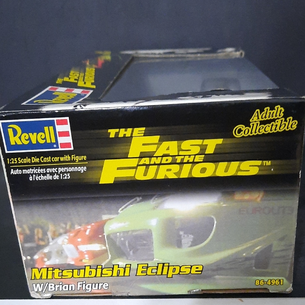 Revell Mitsubishi Eclipse Model with Brian Figure Adult Collectible - Picture 5 of 14